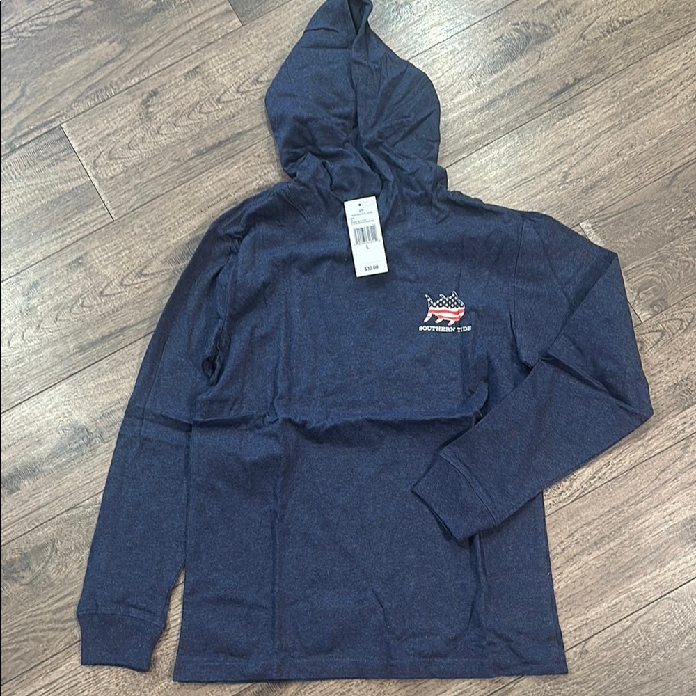 Southern Tide Navy Hoodie